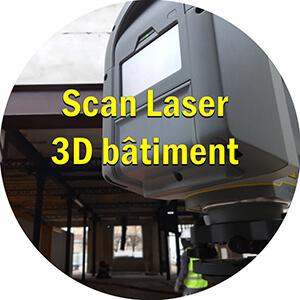 scan laser batiment