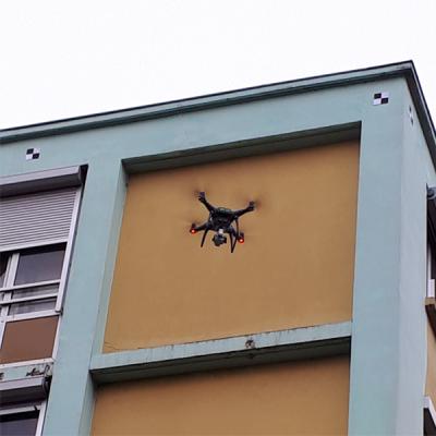 mesure facade 1cm drone